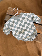 Baby Winter Checkered Romper