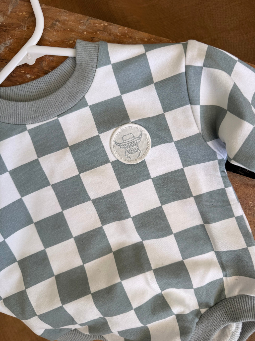Baby Winter Checkered Romper