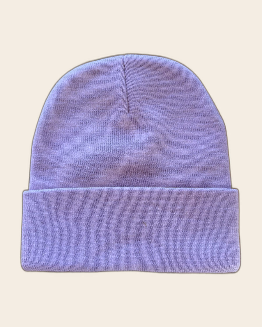 Adult Beanie AK purple back
