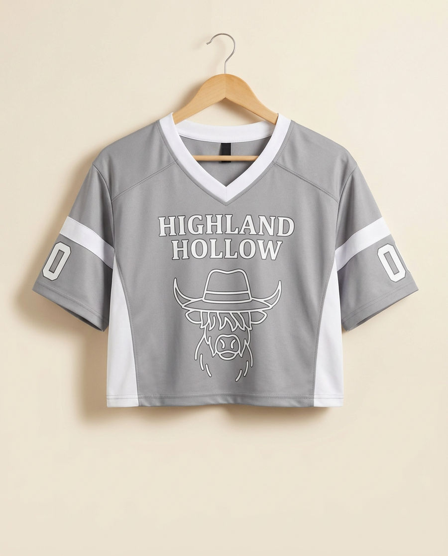 Adult Highland Hollow Cropped Sports Tee