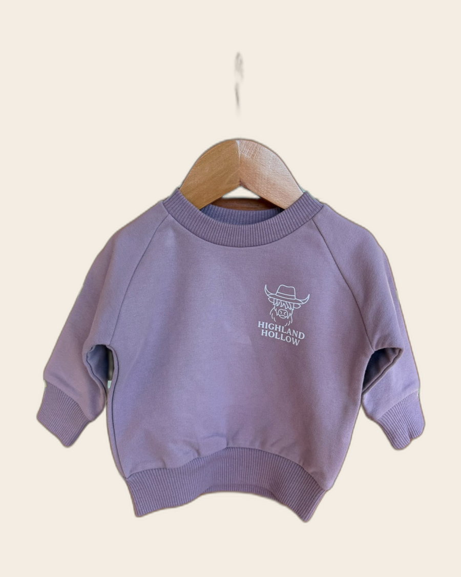 Baby Sweatshirt dark pink front