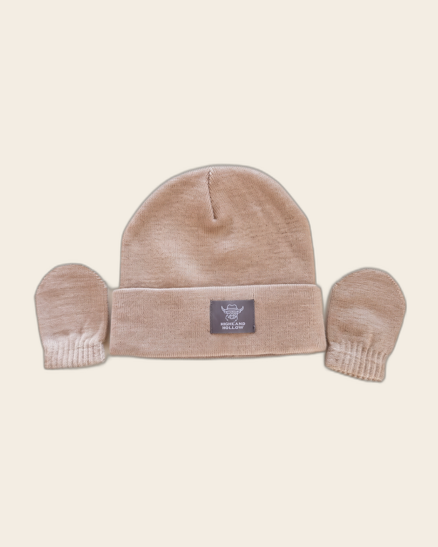 Newborn Beanie with Mittens